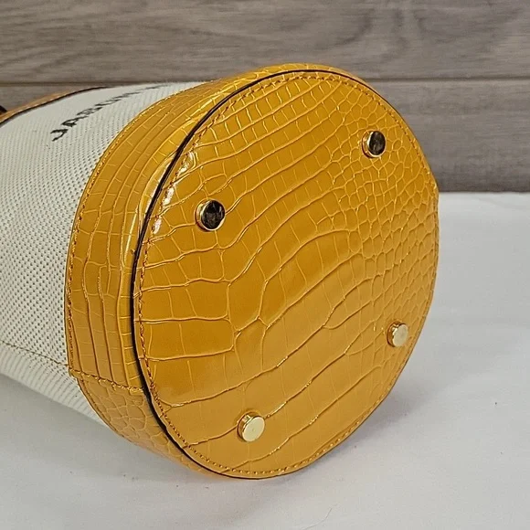 Jason Wu Canvas Leather Bucket Shoulder Bag - Picture 6 of 12